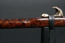 Walnut Burl Native American Flute, Minor, Mid A-4, #D22L